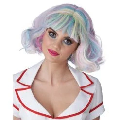 California Costumes Pastel Rainbow Adult Wig -Adult Halloween Costumes Shop GUEST 71287c2e 503a 45e1 b826 b9e043231144