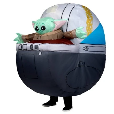 Adult Star Wars Grogu Halloween Inflatable Costume 3 Adult Star Wars Grogu Halloween Inflatable Costume