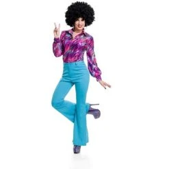 Charades Costumes Charades Women's 70'S Queen Disco Shirt