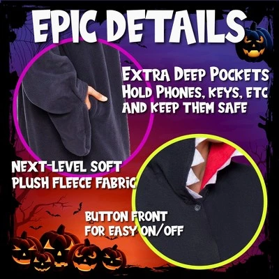 Funziez! Shark Adult Unisex Novelty Union Suit 6 Funziez! Shark Adult Unisex Novelty Union Suit - Image 4