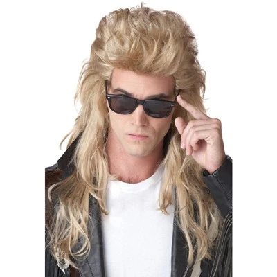 California Costumes 80's Rock Mullet Costume Wig (Blonde) 4 California Costumes 80's Rock Mullet Costume Wig (Blonde) - Image 2