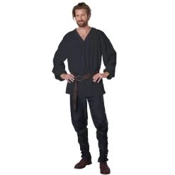 California Costumes Renaissance Peasant Shirt Adult Costume (Black) -Adult Halloween Costumes Shop GUEST 752a1b34 5d15 4e22 81d9 0c37d63f1e75 1