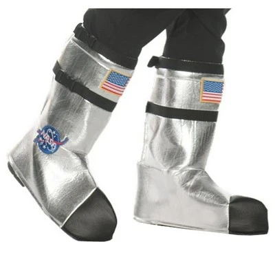 Underwraps Costumes Underwraps Astronaut Men's Boot Tops (Silver) 3 Underwraps Costumes Underwraps Astronaut Men's Boot Tops (Silver)