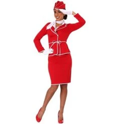 HalloweenCostumes.com First Class Flight Attendant Costume for Women -Adult Halloween Costumes Shop GUEST 755c91f3 5e1f 4ab5 a9c2 675c35d462e7