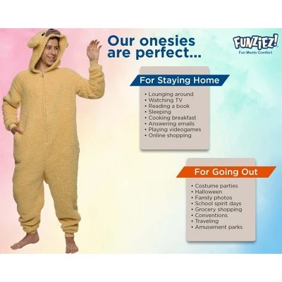 Funziez! Golden Dog Slim Fit Adult Unisex Novelty Union Suit 6 Funziez! Golden Dog Slim Fit Adult Unisex Novelty Union Suit - Image 4