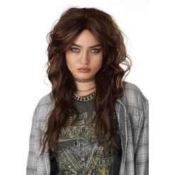California Costumes 90'S Grunge Rocker Adult Wig (Brunette) -Adult Halloween Costumes Shop GUEST 76270fe2 d90e 4414 b088 5621fef24dee