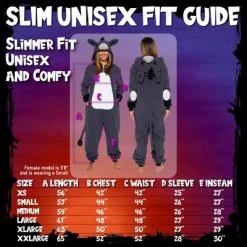 FUNZIEZ! - Donkey Women's Slim Fit Novelty Union Suit 8 FUNZIEZ! - Donkey Women's Slim Fit Novelty Union Suit -Adult Halloween Costumes Shop GUEST 77709fac 71b9 4e24 807f aa2ae1db331f