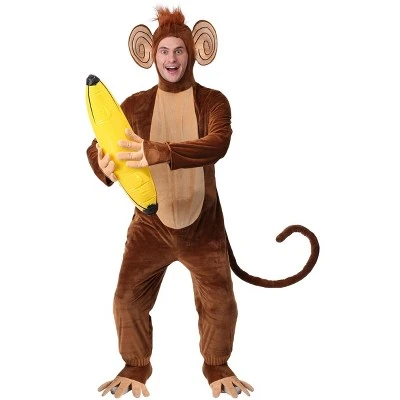 HalloweenCostumes.com Small Men Mens Funky Monkey Costume, Brown/Brown 5 HalloweenCostumes.com Small Men Mens Funky Monkey Costume, Brown/Brown - Image 3