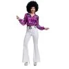 Charades Costumes Charades Women's 70'S White Disco Pants