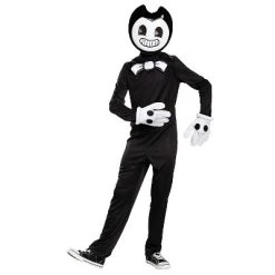 Disguise Mens Bendy and the Ink Machine Classic Bendy Costume - X Large - Black