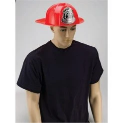 Forum Novelties Adult Fireman Deluxe Red Helmet