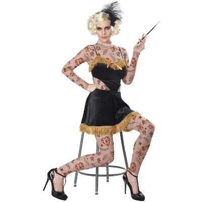 California Costumes The Amazing Tattooed Lady Women's Costume 6 California Costumes The Amazing Tattooed Lady Women's Costume - Image 4