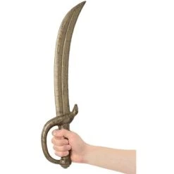 HalloweenCostumes.com Golden Pirate Cutlass, Brown
