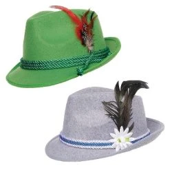 Halloween Express Alpine Fedora Hat Costume