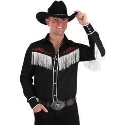 HalloweenCostumes.com Exclusive Men's Western Shirt -Adult Halloween Costumes Shop GUEST 82759ea1 9849 40dd a87d 5c396b8c0352