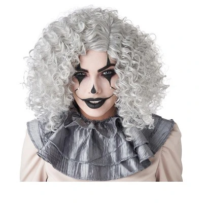 California Costumes Corkscrew Clown Curls Wig (Grey) 5 California Costumes Corkscrew Clown Curls Wig (Grey) - Image 3