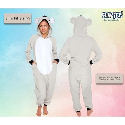 Funziez! Koala Slim Fit Adult Unisex Novelty Union Suit 4 Funziez! Koala Slim Fit Adult Unisex Novelty Union Suit - Image 2