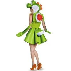 Super Mario Yoshi Female Adult Costume, Teen (7-9)