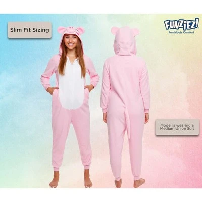 Funziez! Pig Slim Fit Women's Novelty Union Suit 4 Funziez! Pig Slim Fit Women's Novelty Union Suit - Image 2