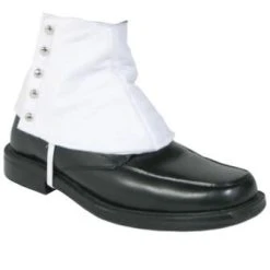 HalloweenCostumes.com One Size Fits Most  Gangster Shoe Spats, White