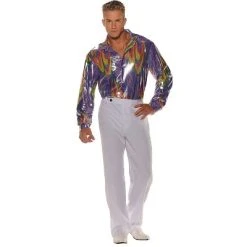 Halloween Express Men's Disco Shirt Costume