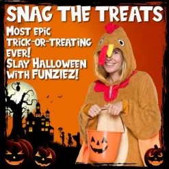 FUNZIEZ! - Turkey Adult Unisex Slim Fit Novelty Union Suit