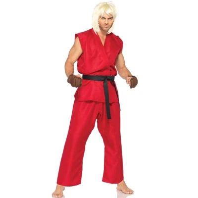 Street Fighter Deluxe Ken Men's Costume 4 Street Fighter Deluxe Ken Men's Costume - Image 2