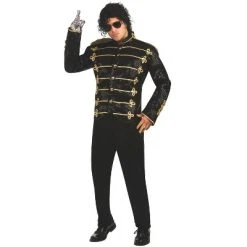 Michael Jackson Deluxe Black Military Jacket Men's Costume 10 Michael Jackson Deluxe Black Military Jacket Men's Costume -Adult Halloween Costumes Shop GUEST 94b60b53 94c6 414c 80d0 afe70116300e 3