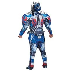 Disguise Mens Transformers Optimus Prime Deluxe Costume - XX Large - Multicolored