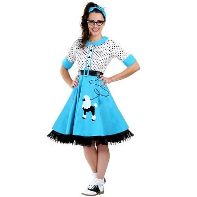 HalloweenCostumes.com Sock Hop Cutie Costume for Women 7 HalloweenCostumes.com Sock Hop Cutie Costume for Women - Image 5