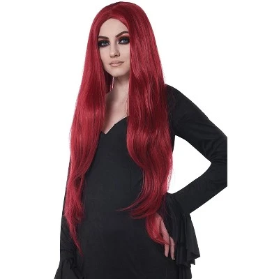 California Costumes XL Cosplay Adult Wig (Dark Red) 4 California Costumes XL Cosplay Adult Wig (Dark Red) - Image 2