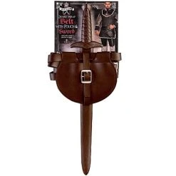 Forum Novelties Medieval Double Wrap Belt with Sword