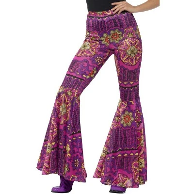 Smiffy's Smiffy Kaleidoscope Flared Trousers Women's Costume 4 Smiffy's Smiffy Kaleidoscope Flared Trousers Women's Costume - Image 2