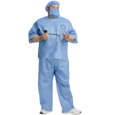 Fun World Doctor! Doctor! Plus Size Men's Costume 5 Fun World Doctor! Doctor! Plus Size Men's Costume - Image 3