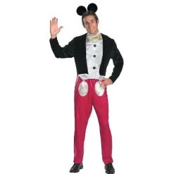 Disguise Mens Disney Mickey Mouse Costume - Large/X Large - Multicolored