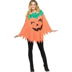 Fun World Pumpkin Pullover Women's Costume One Size Fits Most