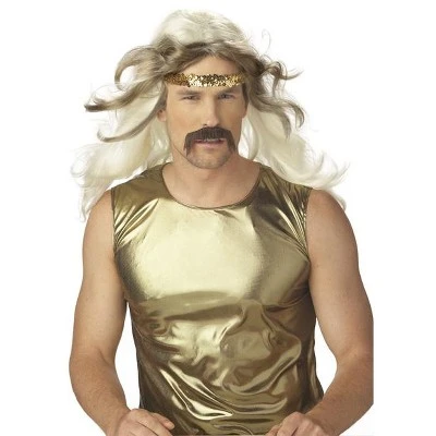 California Costumes Rock Gold Costume Wig - Blonde/Brown 4 California Costumes Rock Gold Costume Wig - Blonde/Brown - Image 2