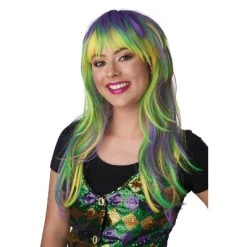 California Costumes Mardi Gras Party Girl Adult Wig -Adult Halloween Costumes Shop GUEST 9f61e236 034d 448c 8215 40b84e964179