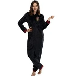 INTIMO Harry Potter Juniors' Hooded One-Piece Pajama Union Suit