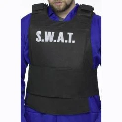 Fun World S.W.A.T. Vest Adult Costume, Standard