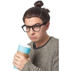 Franco Man Bun Wig (Brown) 5 Franco Man Bun Wig (Brown) -Adult Halloween Costumes Shop GUEST a1345301 34bc 452e 9b11 dee3ae1fa4f0 1