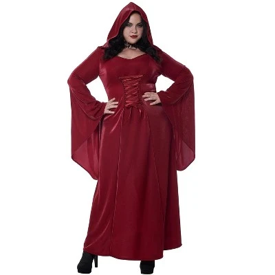 California Costumes Crimson Robe Plus Size Women's Costume 5 California Costumes Crimson Robe Plus Size Women's Costume - Image 3