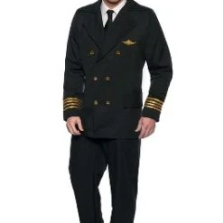 Underwraps Pan Am Deluxe Pilot Men's Costume