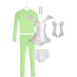 HalloweenCostumes.com Small Women Fun Costumes Women's Galactic Alien Babe Costume, Gray/Green -Adult Halloween Costumes Shop GUEST a234cdbd dfd8 40d2 8f8a 23683007192c