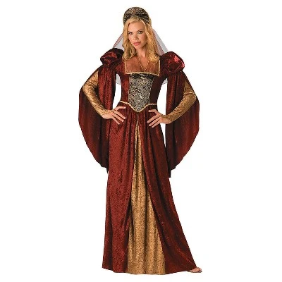 Halloween Express Women's Renaissance Maiden Costume - Size X Large - Red 3 Halloween Express Women's Renaissance Maiden Costume - Size X Large - Red