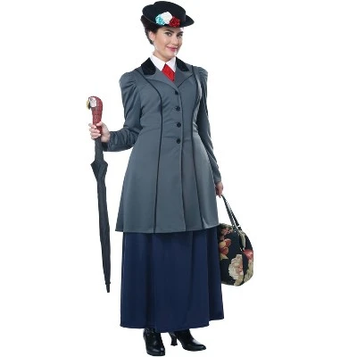 California Costumes English Nanny Plus Size Women's Costume 4 California Costumes English Nanny Plus Size Women's Costume - Image 2