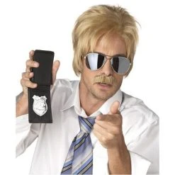 California Costumes Ace Detective Costume Wig and Moustache (Blonde) -Adult Halloween Costumes Shop GUEST a4e5f257 4ffc 4371 8829 1a03db762e81 1