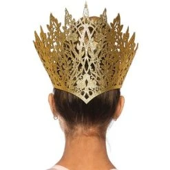 Leg Avenue Glitter Die Cut Crown with Jewel Accent