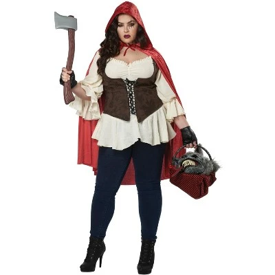 California Costumes Ain't Afraid a No Wolf Plus Size Women's Costume 5 California Costumes Ain't Afraid a No Wolf Plus Size Women's Costume - Image 3