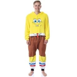 INTIMO Nickelodeon Mens' SpongeBob SquarePants Costume Sleep Pajama Union Suit Yellow 8 INTIMO Nickelodeon Mens' SpongeBob SquarePants Costume Sleep Pajama Union Suit Yellow -Adult Halloween Costumes Shop GUEST a7676993 6930 4b04 b317 7c3778391a6c